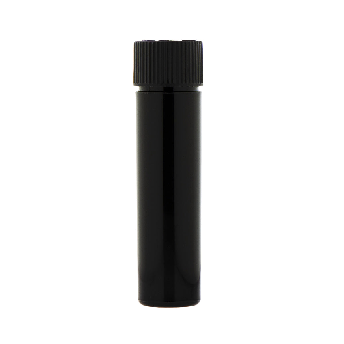 Child Resistant | Push & Turn Vape Cartridge Black Tubes w/ Black Caps | 72mm - 1000 Count - Biohazard Inc