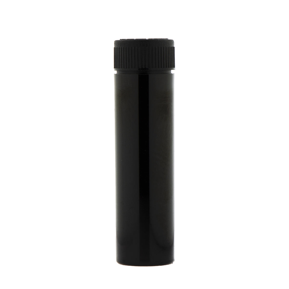 Child Resistant | Push & Turn Vape Cartridge Black Tubes w/ Black Caps | 78mm - 600 Count - Biohazard Inc