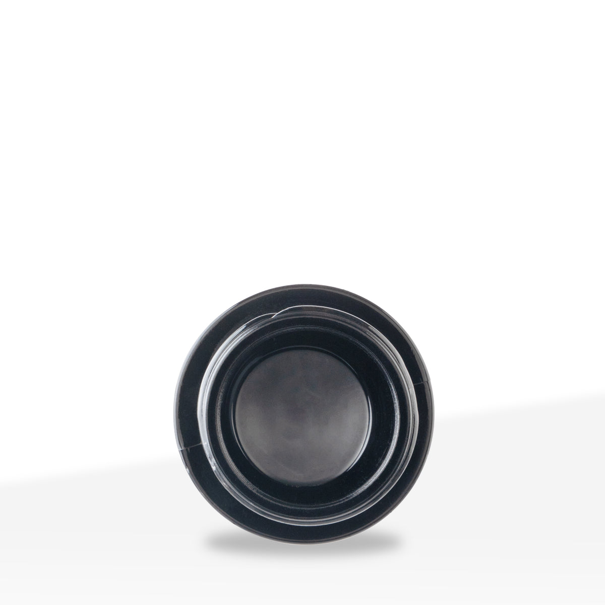 Concentrate Containers | Bottom Round Glass Concentrate Jars - Black | 38mm - 9mL - Various Counts - Biohazard Inc
