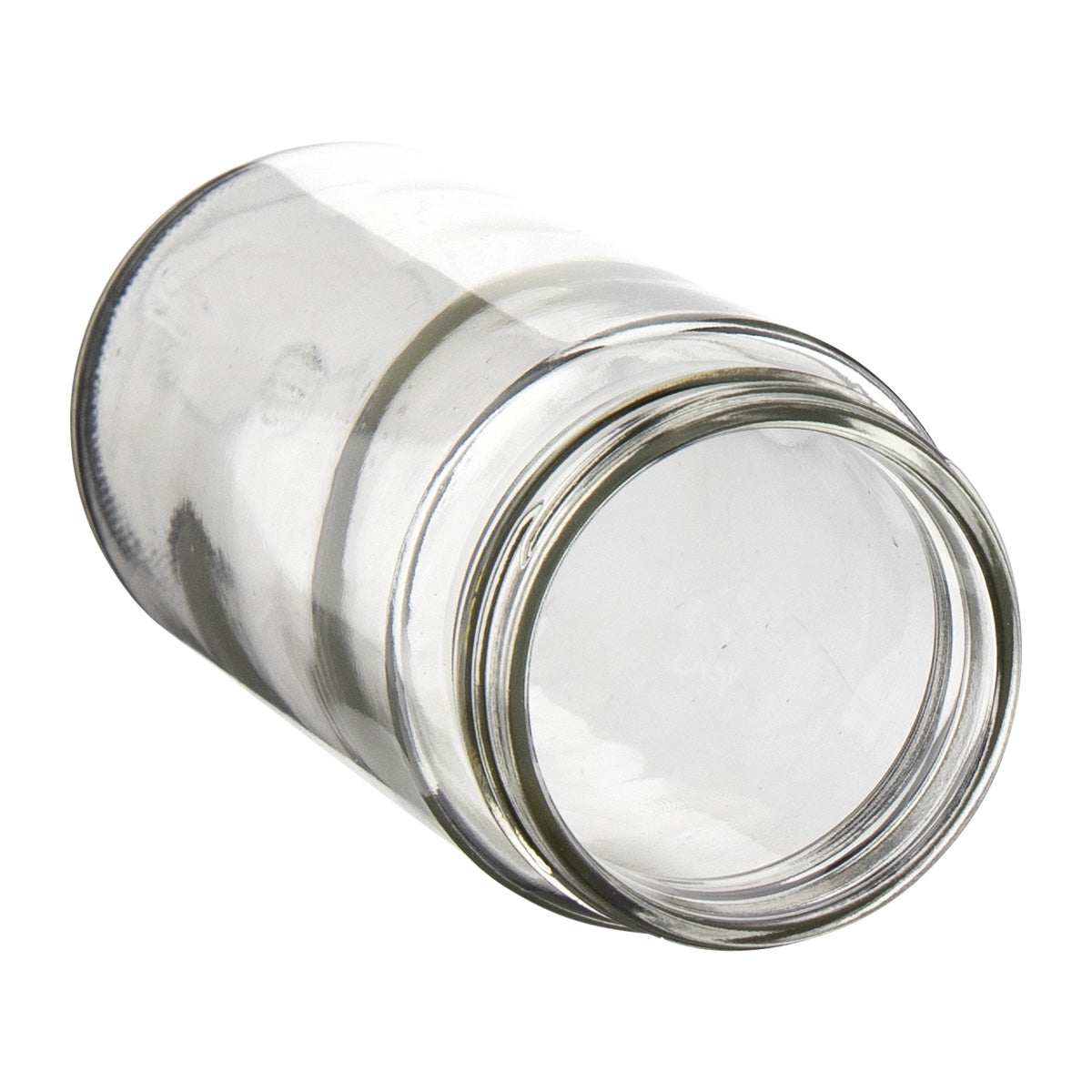 Glass Jars | Straight Sided 63/400 Thread | 16oz - Clear - 12 Count