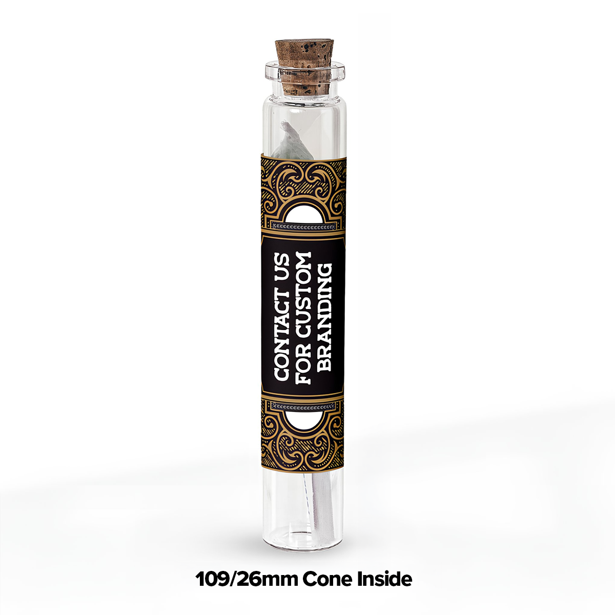 Clear Glass Vials with Corks | 120mm | 240 Count Biohazard Inc