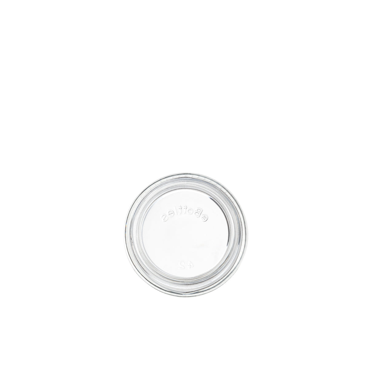 Glass Jars | Straight Sided 53/400 Thread | 2.5oz - Clear - 32 Count - Biohazard Inc