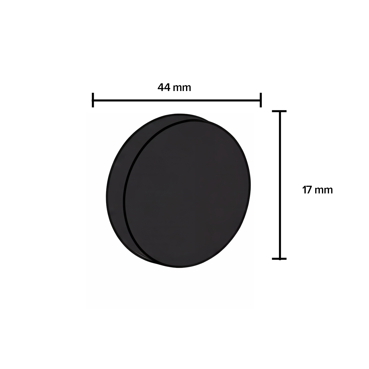 Child Resistant Plastic Caps | Smooth Matte w/ Foil Liner | 38mm - Black - 80 Count - Biohazard Inc