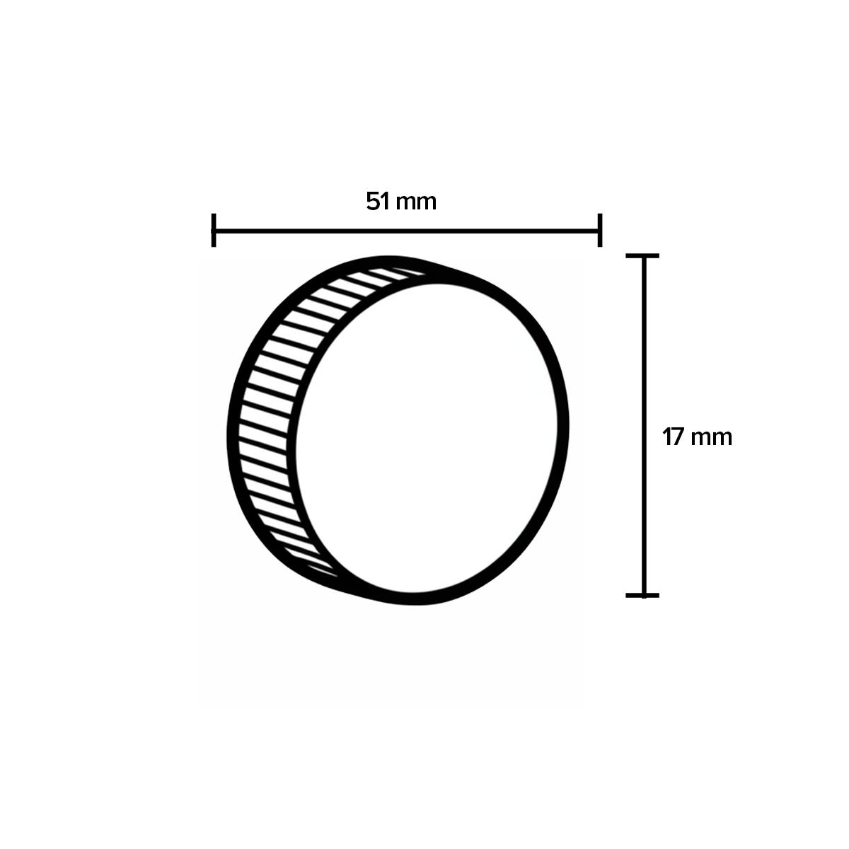 Child Resistant Plastic Caps | Ribbed Push Down & Turn w/ Foam Liner | 45mm - Black - Biohazard Inc