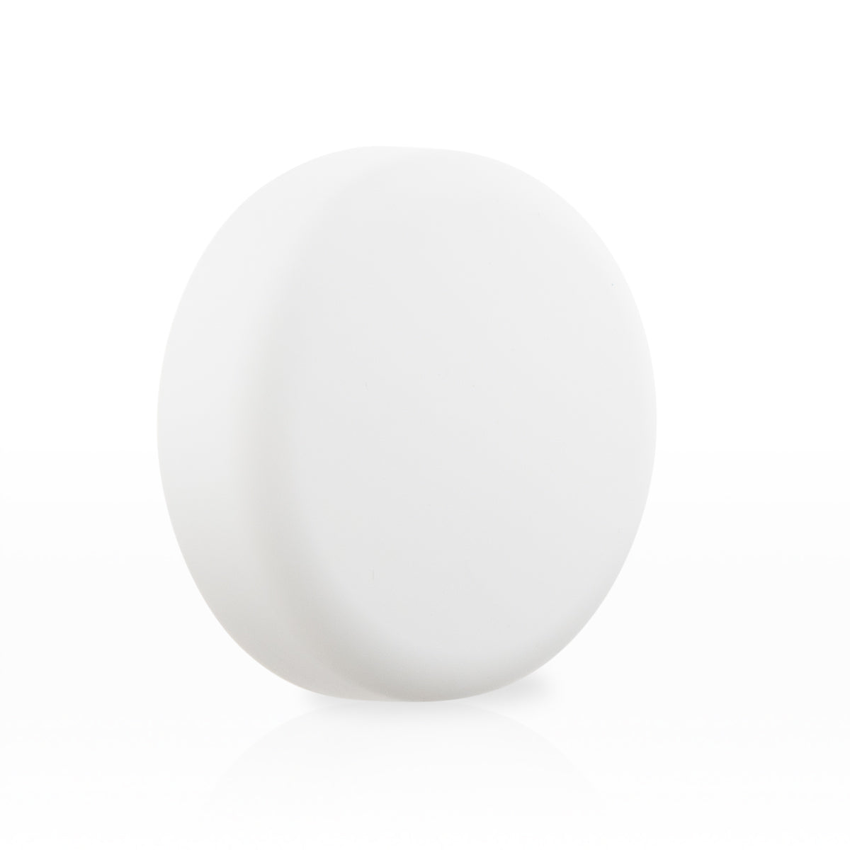 Child Resistant Plastic Caps | Dome Matte w/ Foam Liner | 65mm - White - 100 Count