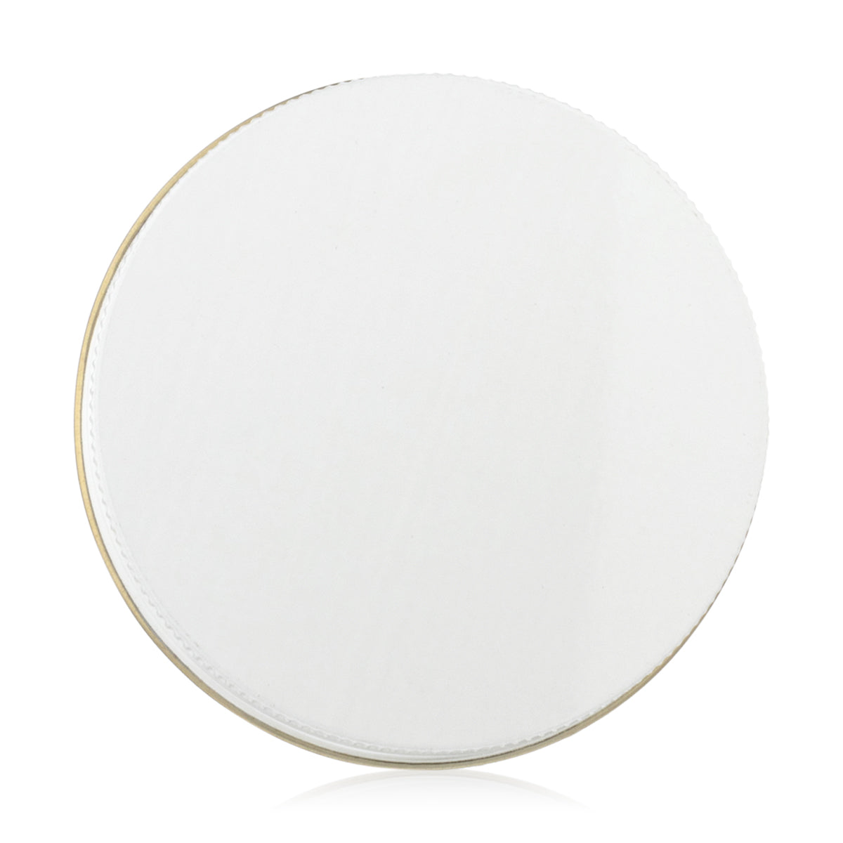 Metal Caps | Ridged Lid w/ Plastisol Liner | 89mm - White - Biohazard Inc