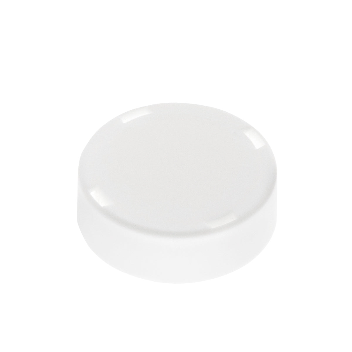 Highlock Child Resistant Plastic Caps | Supercell w/ PE Liner | 5ml - White - 50 Count - Biohazard Inc