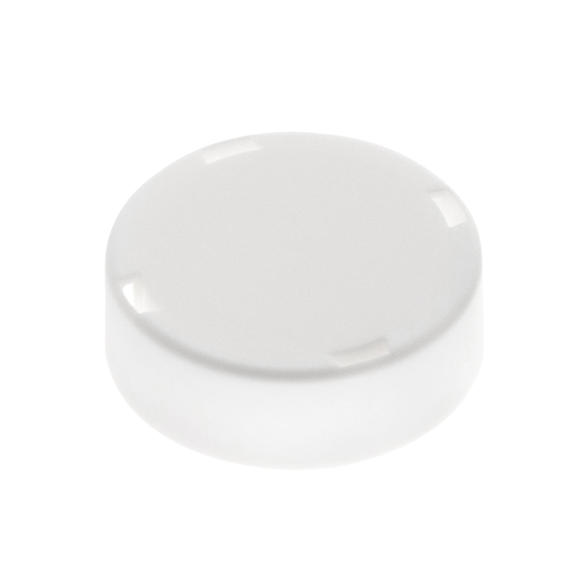 Highlock Child Resistant Plastic Caps | Supercell w/ Teflon Liner | 5ml - White - 50 Count - Biohazard Inc