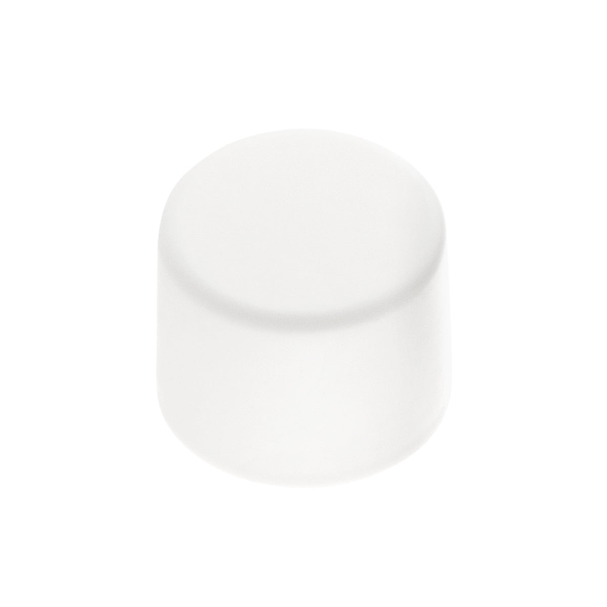 Child Resistant Plastic Caps | Smooth Matte w/ Foam Liner | 18mm - White - 144 Count - Biohazard Inc