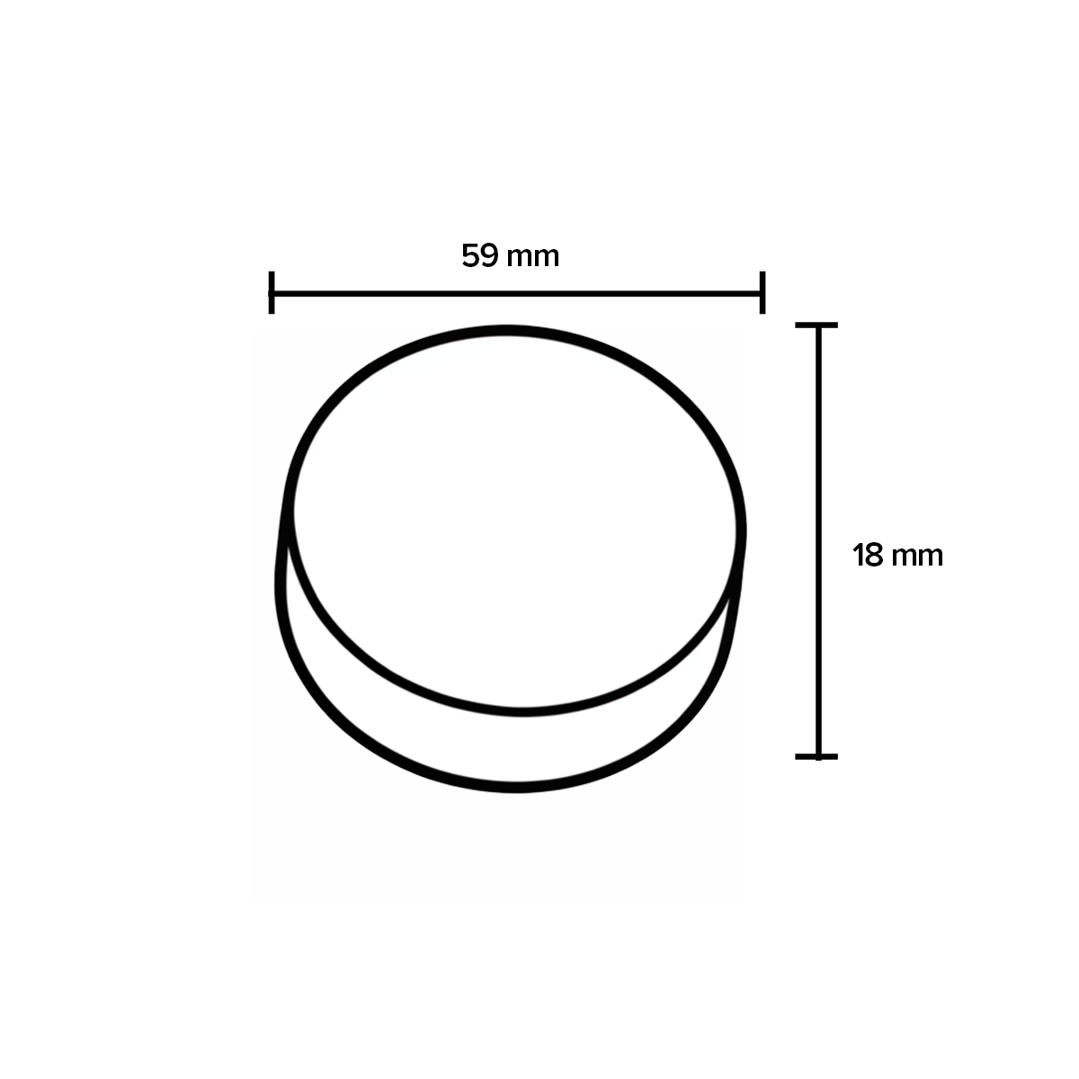 Child Resistant Plastic Caps | Smooth Gloss w/ Foam Liner | 53mm - Silver - 100 Count - Biohazard Inc
