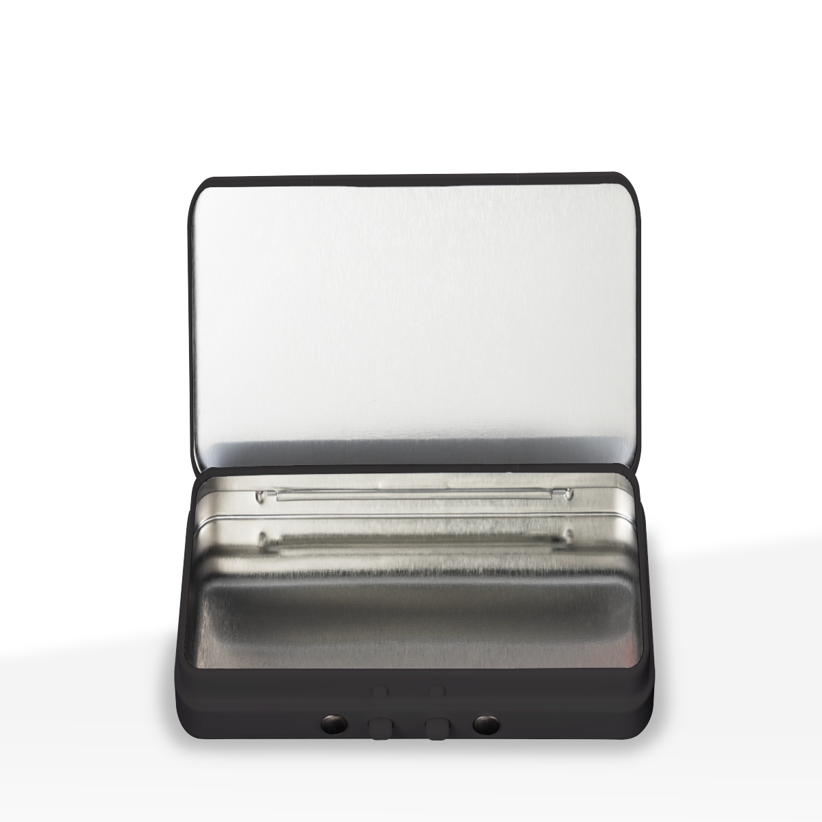 Child Resistant Edible Container | Metal Tin | 3" x 2.25" - 400 Count - Various Colors - Biohazard Inc - Black