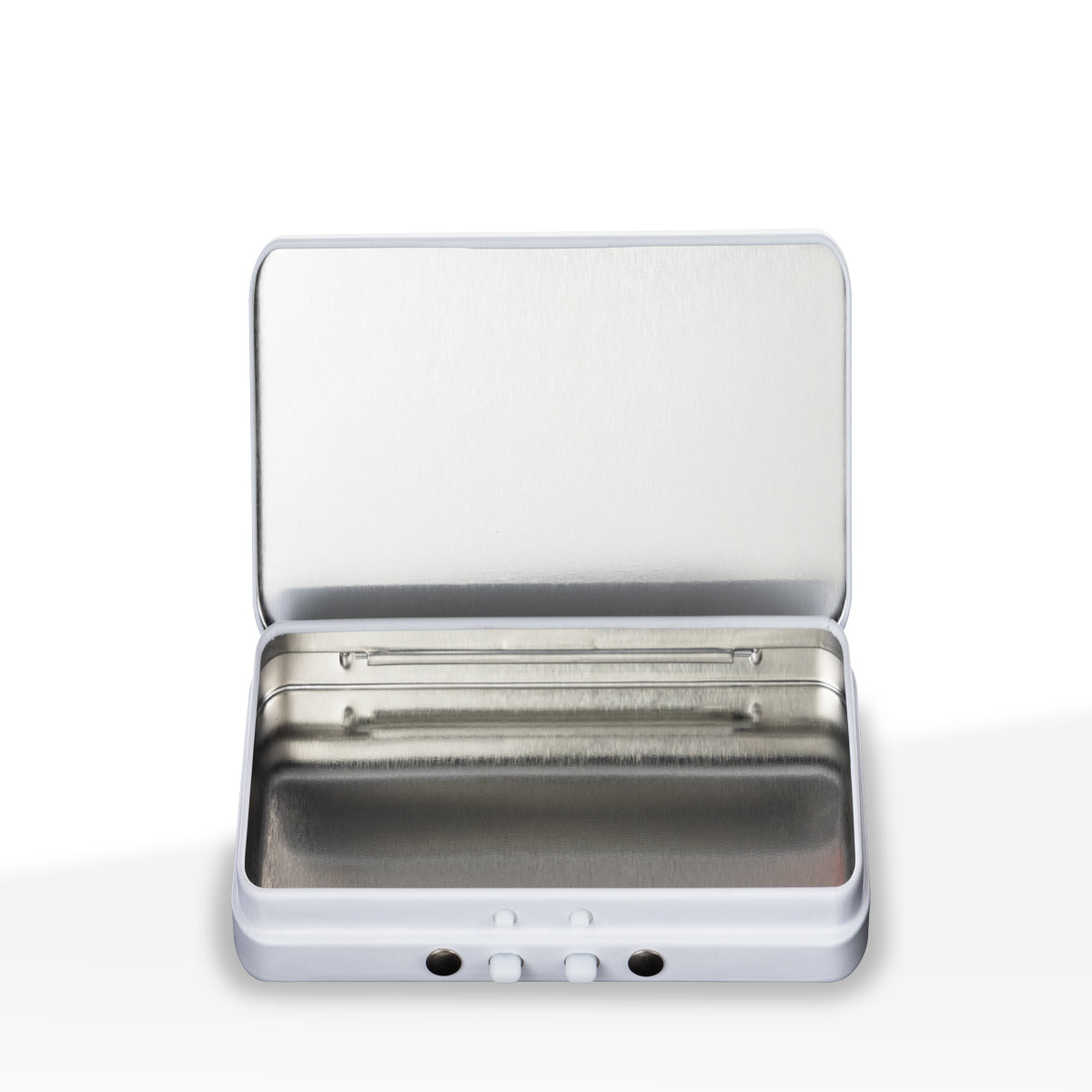 Child Resistant Edible Container | Metal Tin | 3" x 2.25" - 400 Count - Various Colors - Biohazard Inc - White