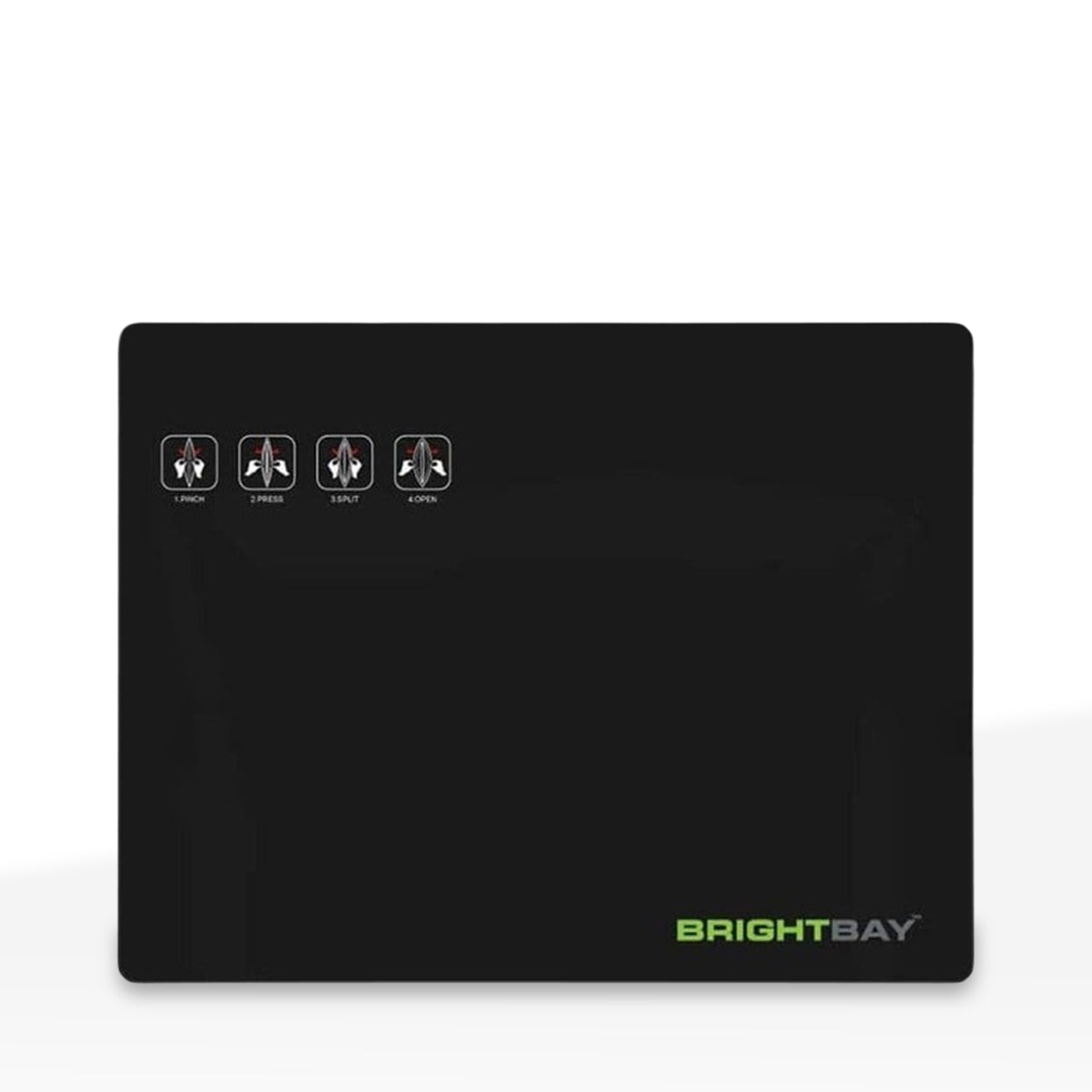 Child Resistant | Bright Bay™ Black Mylar Exit Bags | 12" x 9" - 56g - 250 Count - Biohazard Inc - Tear Notch