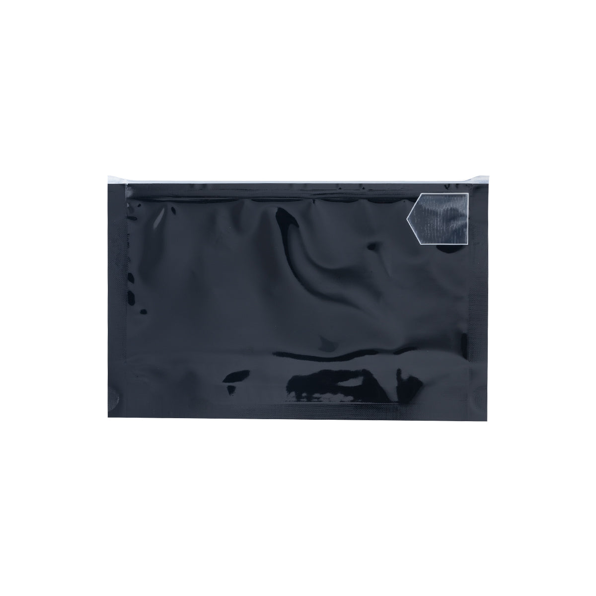 Child Resistant | Grip N Glide™ Black Mylar Bags | 8" x 5" - 28g - Various Counts - Biohazard Inc - No Tear Notch