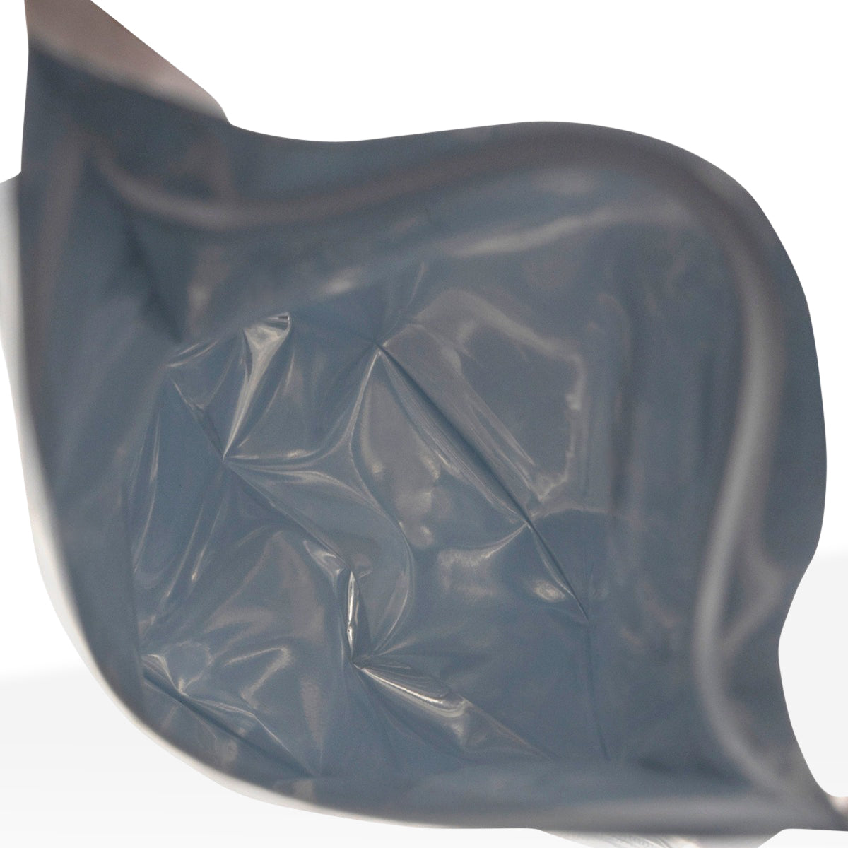 Child-Resistant | Gloss White Mylar Bags - Tear Notch | 5" x 8" - 14g - 1000 Count - Biohazard Inc