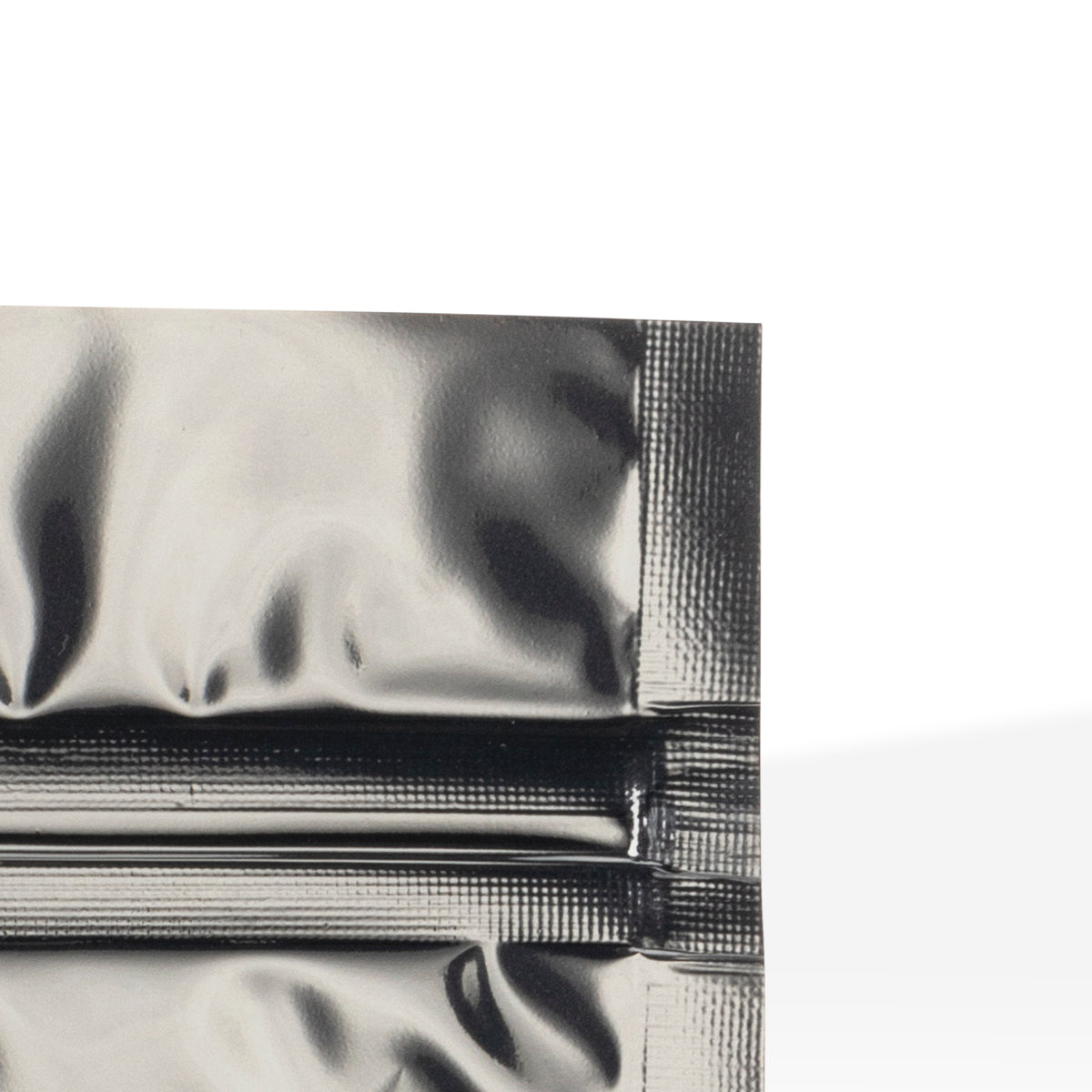 Tamper Evident | Silver Vista Mylar Bags | 14" x 16" - 1lb - 100 Count - Biohazard Inc - No Tear Notch