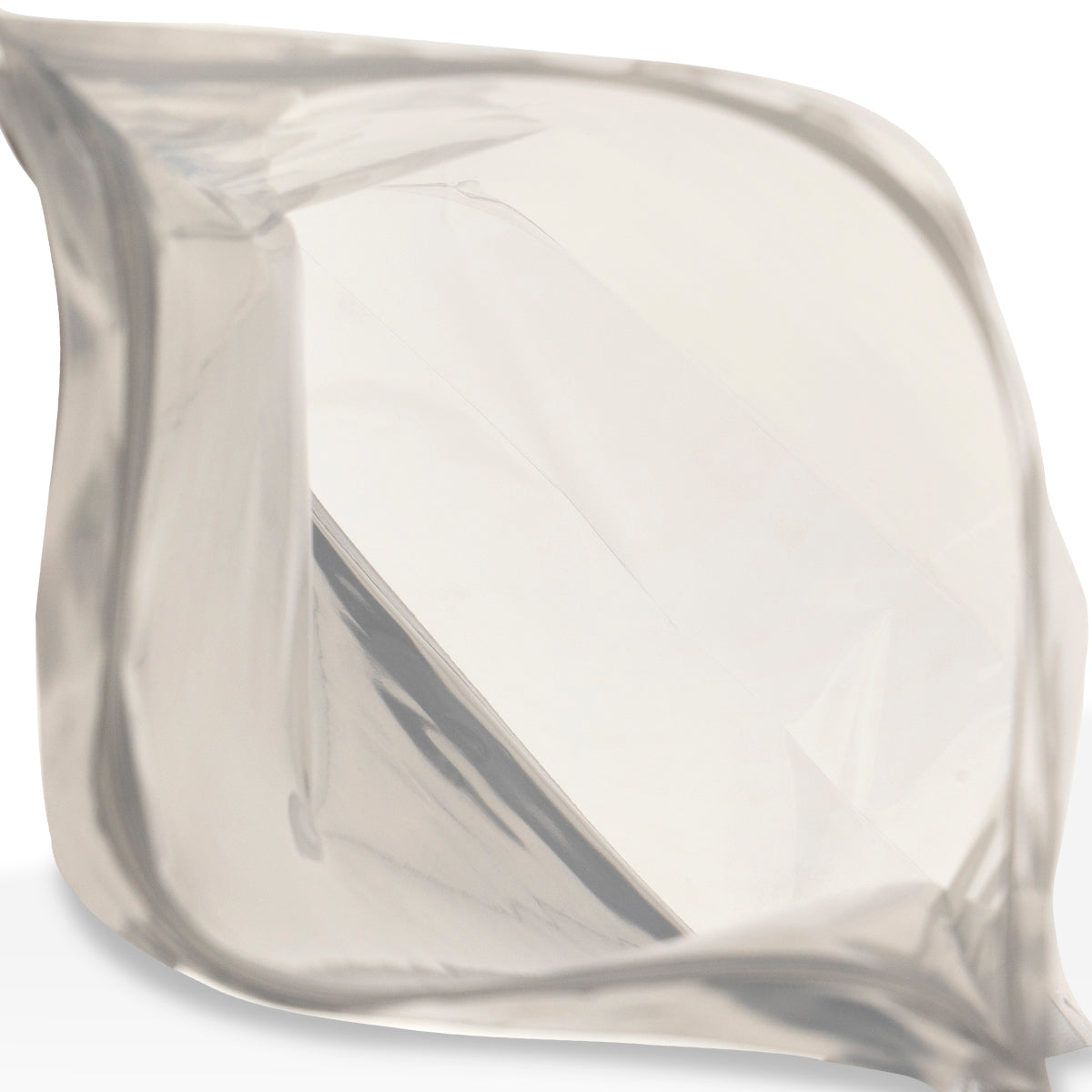 Tamper Evident | Silver Vista Mylar Bags | 14" x 16" - 1lb - 100 Count - Biohazard Inc - No Tear Notch