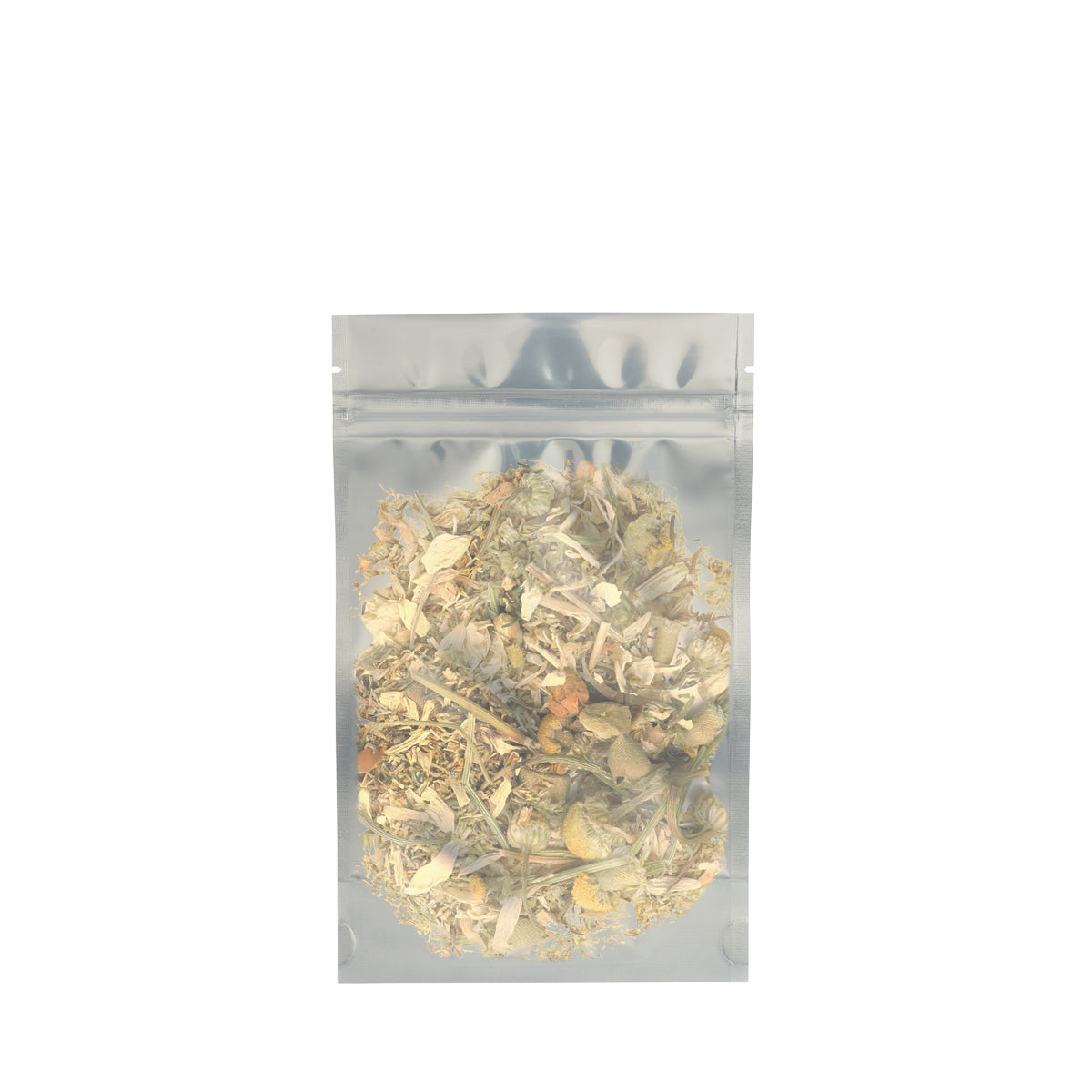 Tamper Evident | Glossy White Vista Mylar Bags w/ Tear Notch | 5" x 8" - 14g - 1000 Count - Biohazard Inc - Tear Notch - Flower