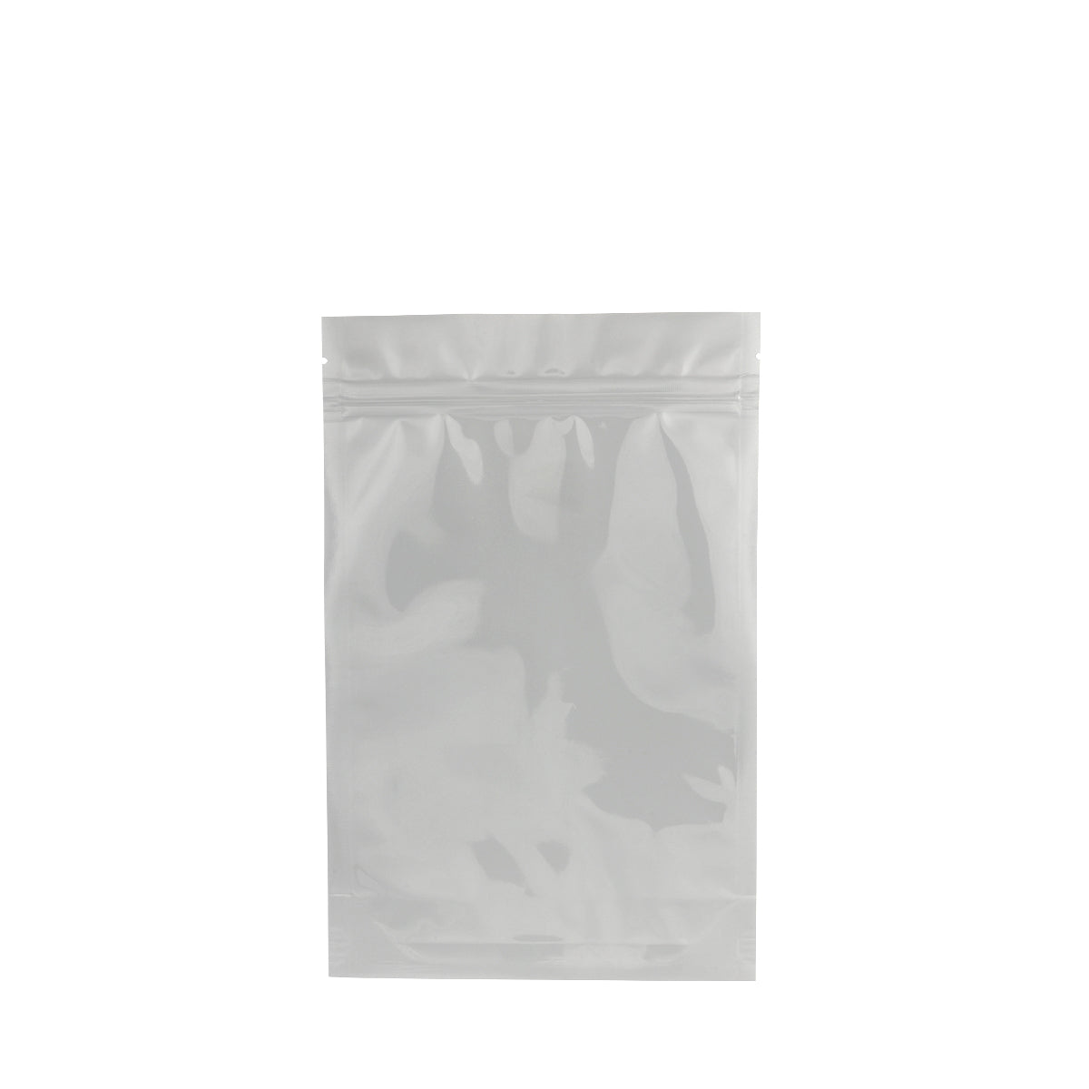 Tamper Evident | Glossy White Vista Mylar Bags | 6" x 9" - 28g - 1000 Count - Biohazard Inc - Tear Notch