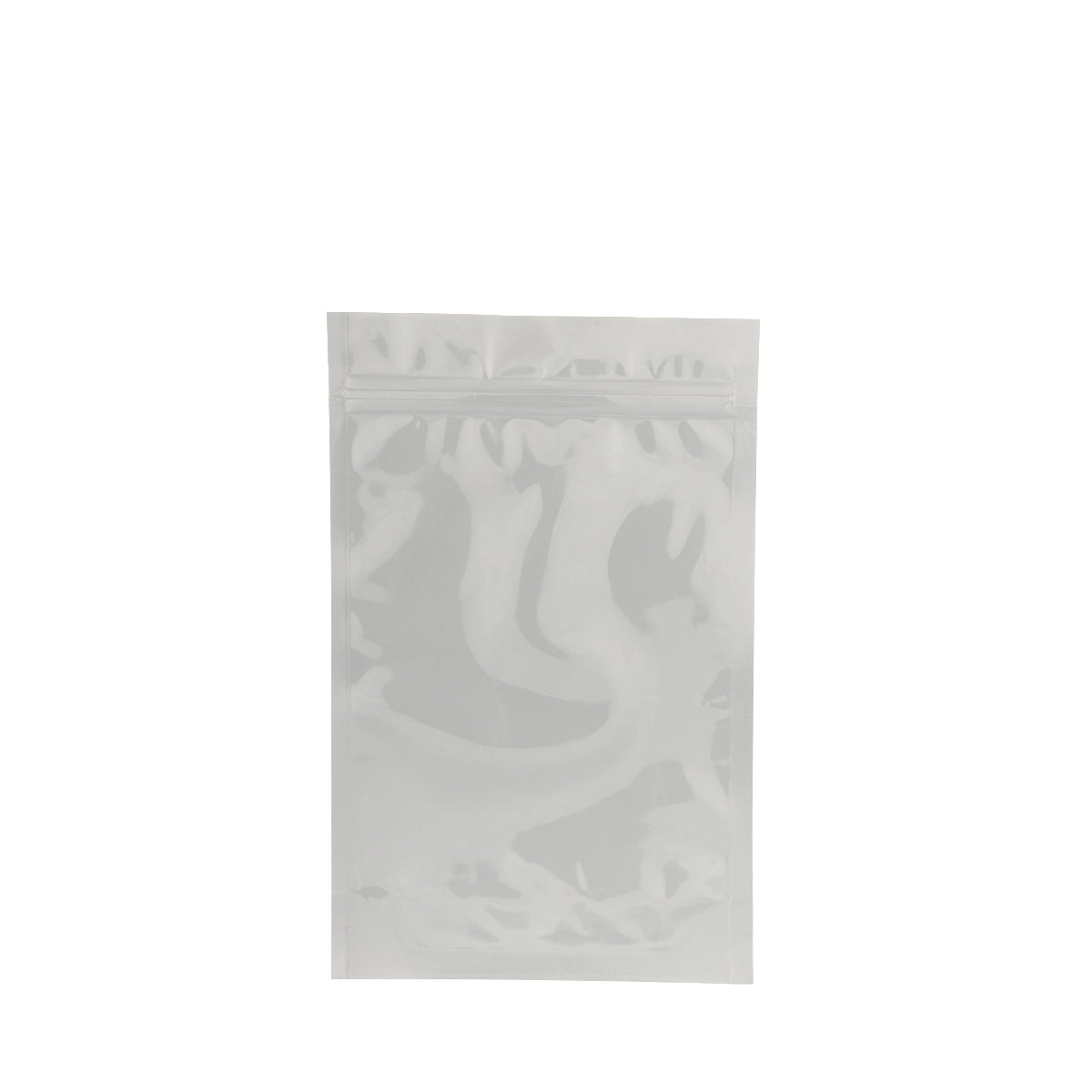 Tamper Evident | Glossy White Mylar Bags | 6" x 9" - 28g - 1000 Count - No Tear Notch - Biohazard Inc