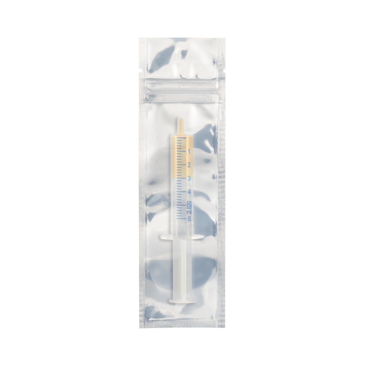 Tamper Evident | Matte White Vista Mylar Bags for Pre-Roll/Syringe - Tear Notch | 2" x 6.75" - 2g - 1000 Count - Biohazard Inc - Edibles