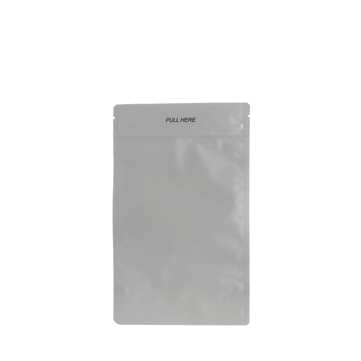 Child Resistant & Tamper Evident | Matte White Mylar Bags | 5" x 8" - 14g - 1000 Count - Biohazard Inc - Tear Notch