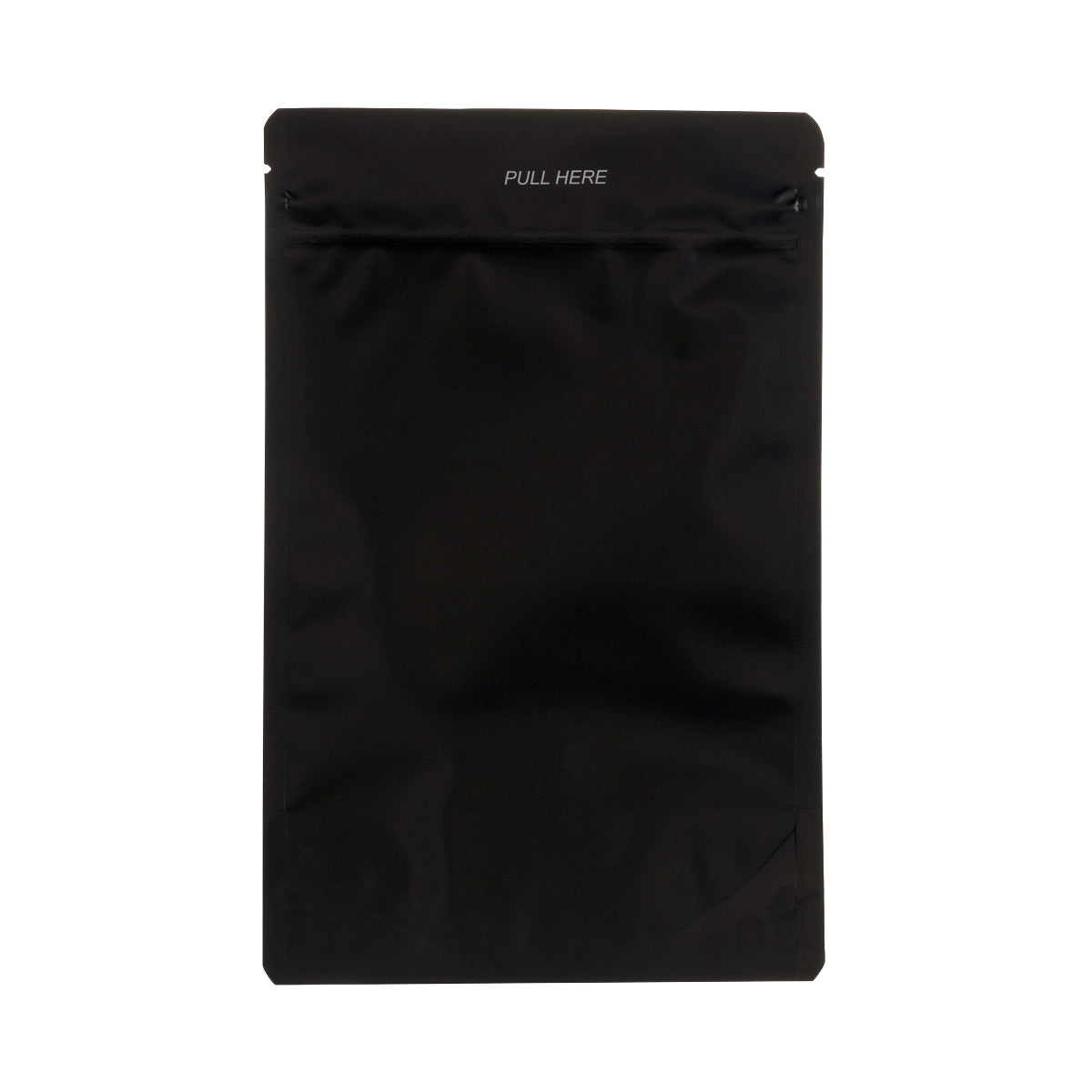 Child Resistant & Tamper Evident | Matte Black Mylar Bags | 6" x 9" - 28g - 1000 Count - Biohazard Inc - Tear Notch