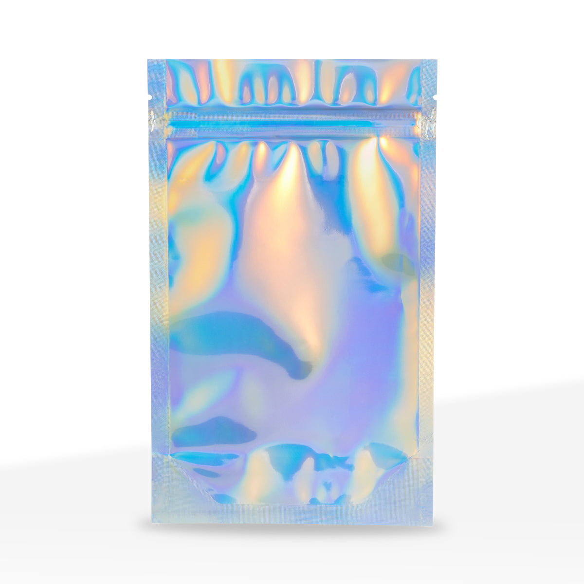 Tamper Evident | Holographic Vista Mylar Bags | 5" x 8" - 14g - 1000 Count - Biohazard Inc