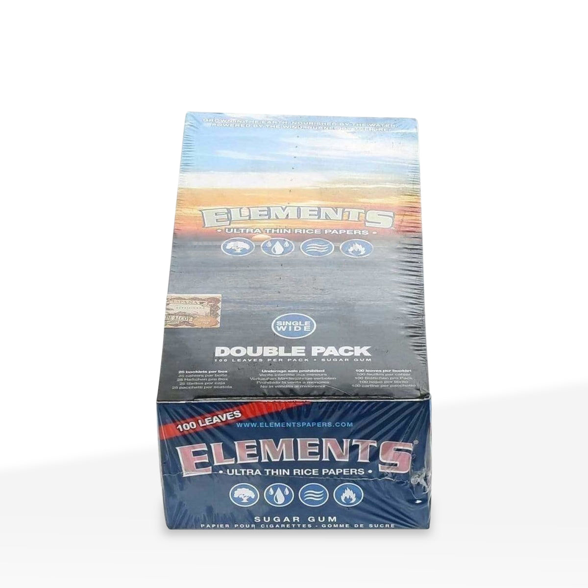 Elements® | Ultra Thin Rice Rolling Paper | Various Sizes - White