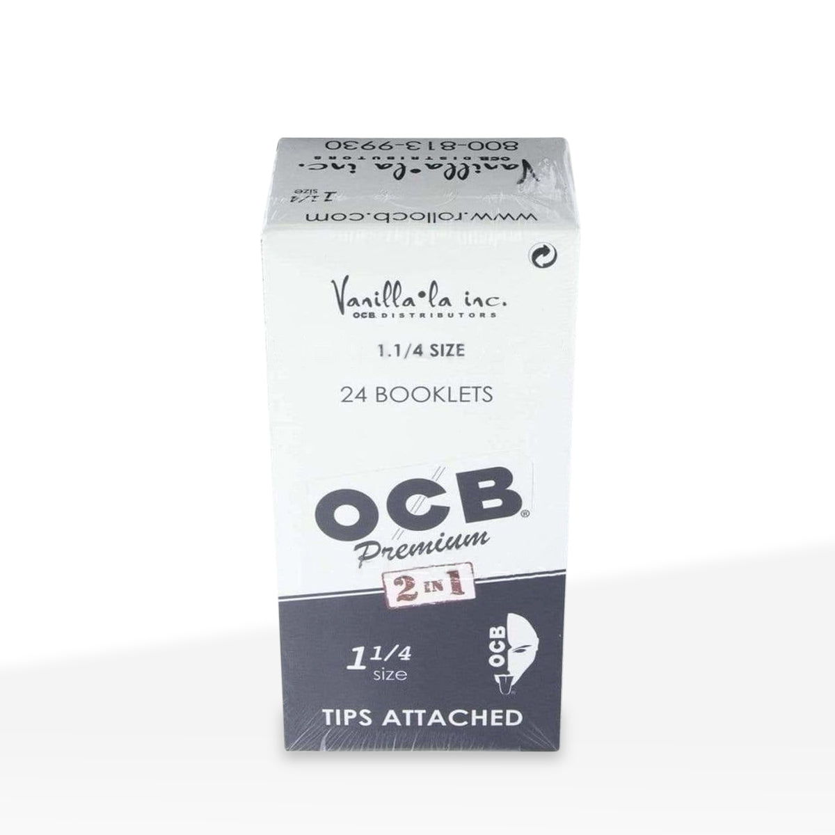OCB® | Premium Rolling Paper w/ Tip | Various Sizes - White - 24 Count