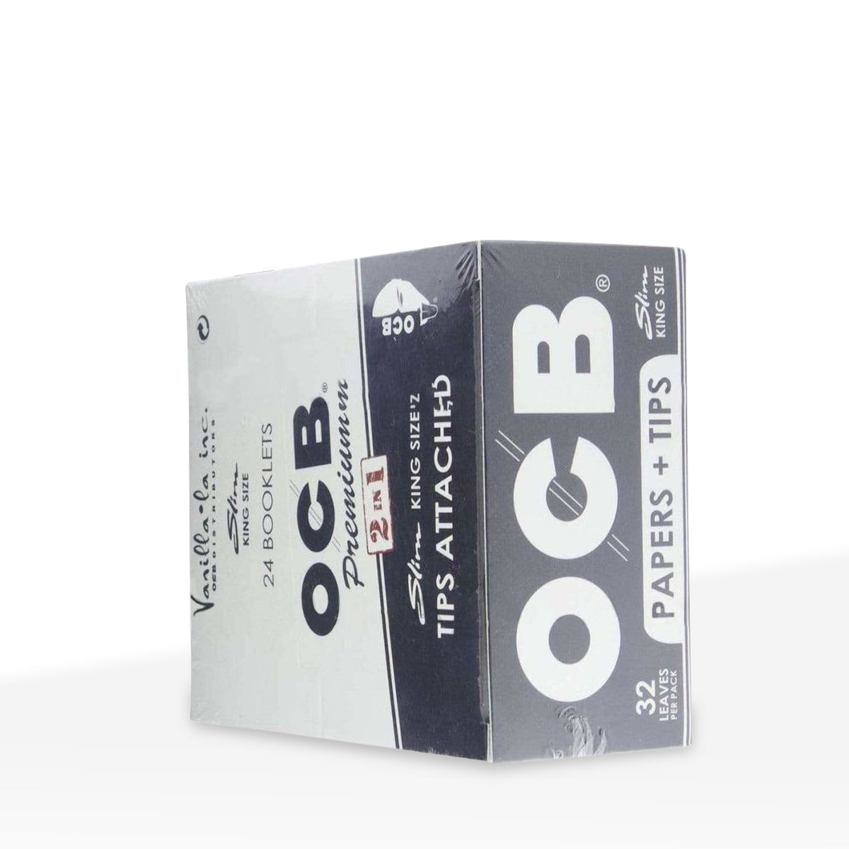 OCB® | Premium Rolling Paper w/ Tip | Various Sizes - White - 24 Count