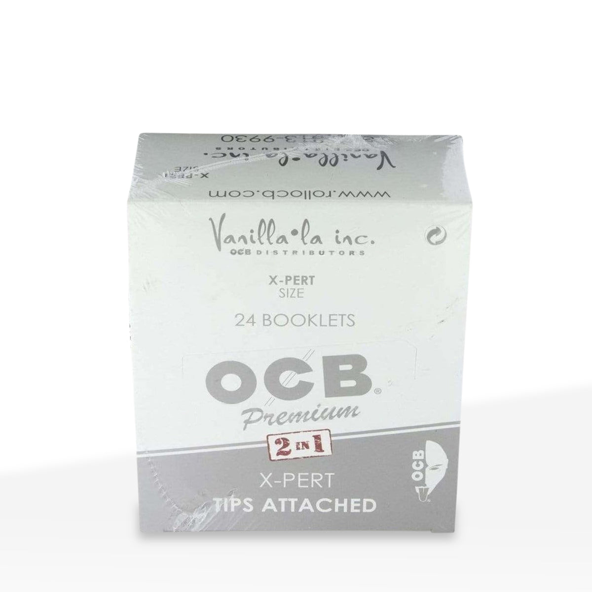 OCB® | X-Pert Rolling Paper w/ Tip | Various Sizes - White - 24 Count
