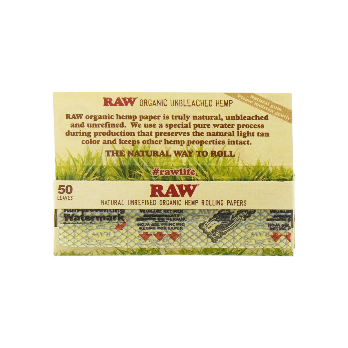 RAW® | 'Retail Display' Organic Rolling Papers | Organic Brown - Various Sizes