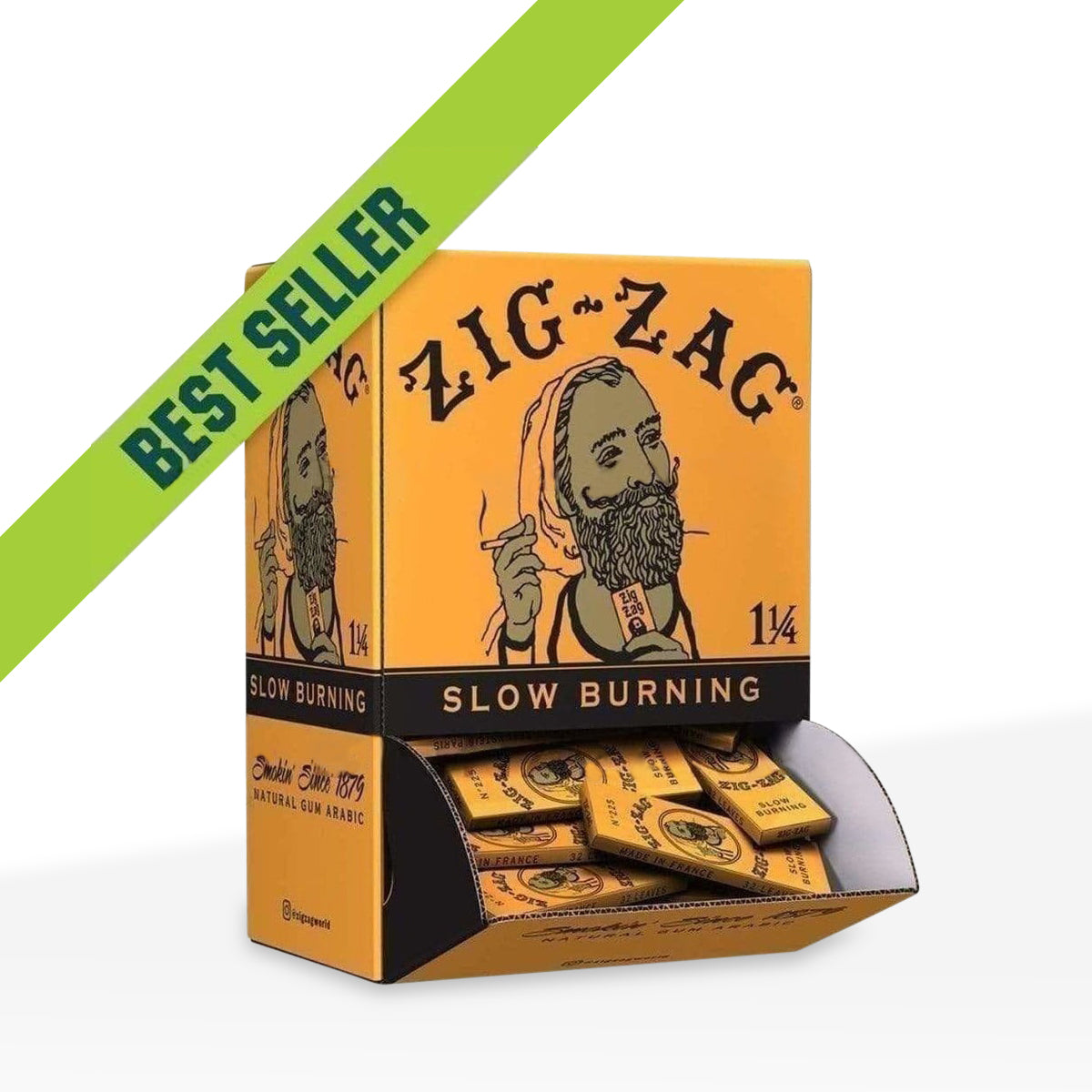 Zig-Zag® | 1¼ Size Orange Rolling Paper | 78mm - White - Various Counts