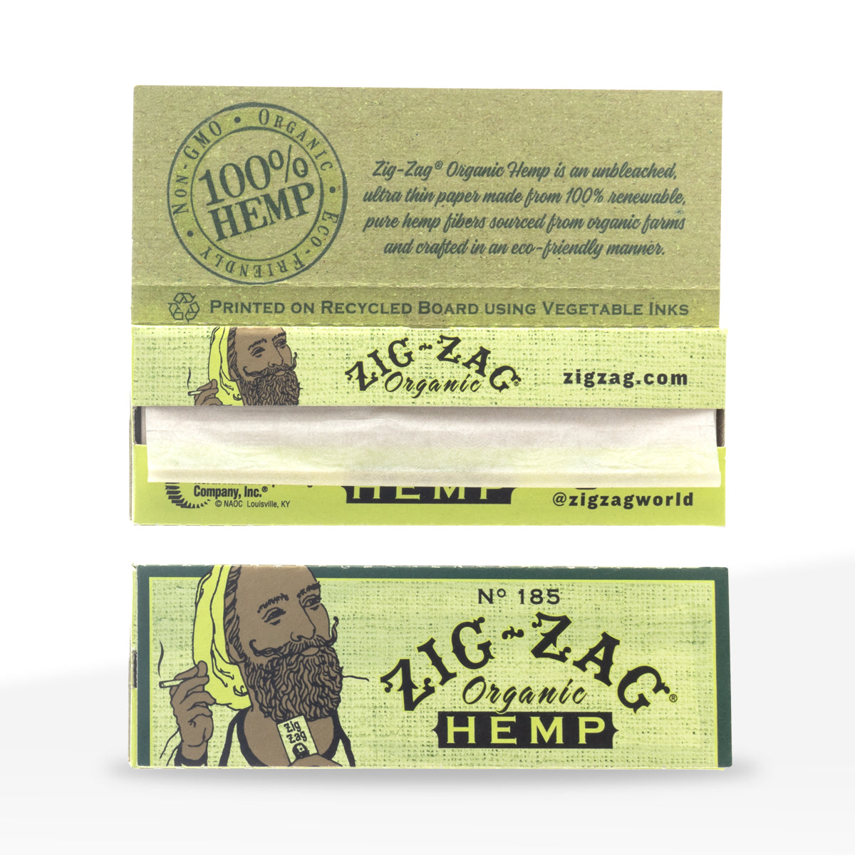 Zig-Zag® | 1¼ Size Rolling Paper | 78mm - Organic Hemp - Various Counts