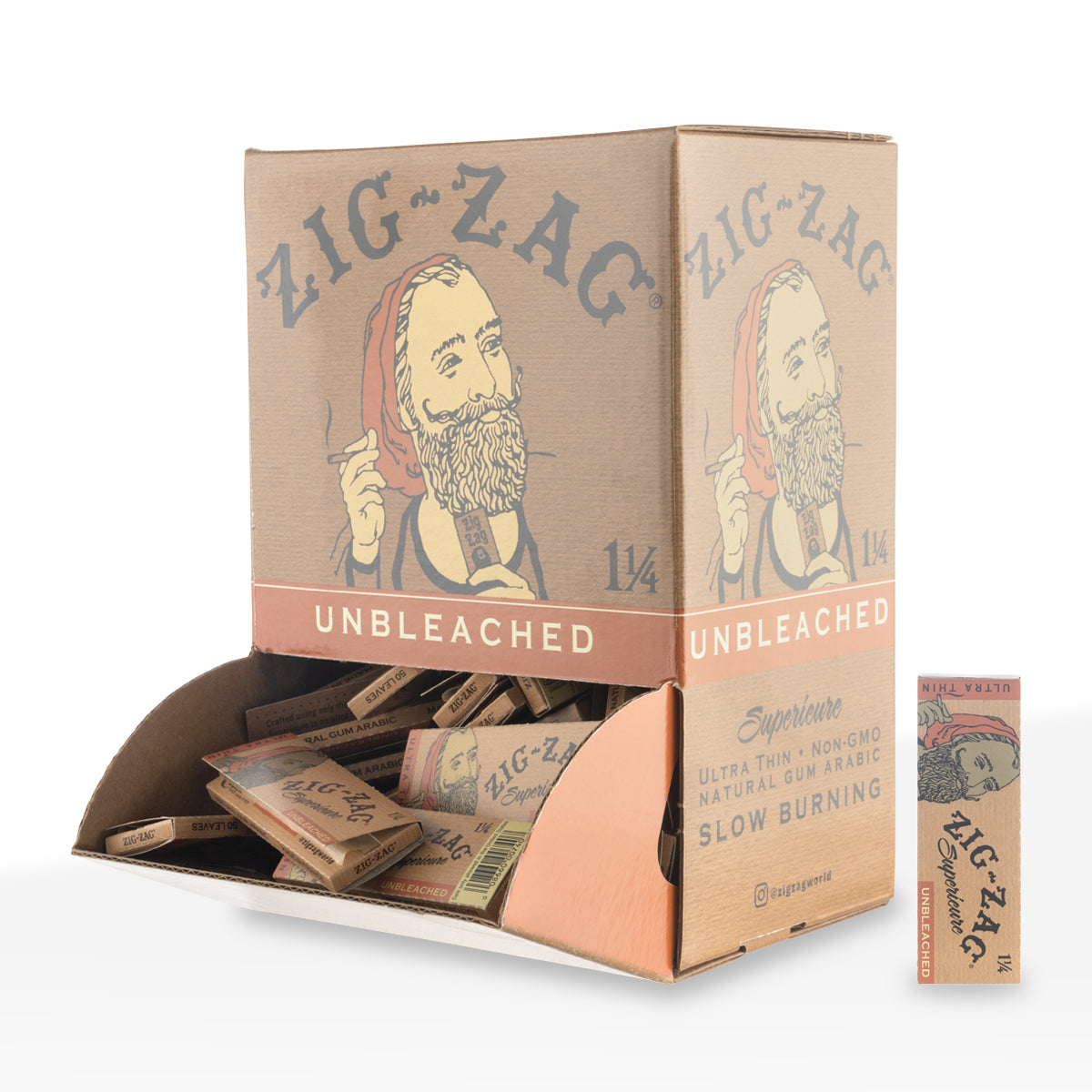 Zig Zag® | Wholesale Natural Rolling Papers | Unbleached Paper - Various Counts