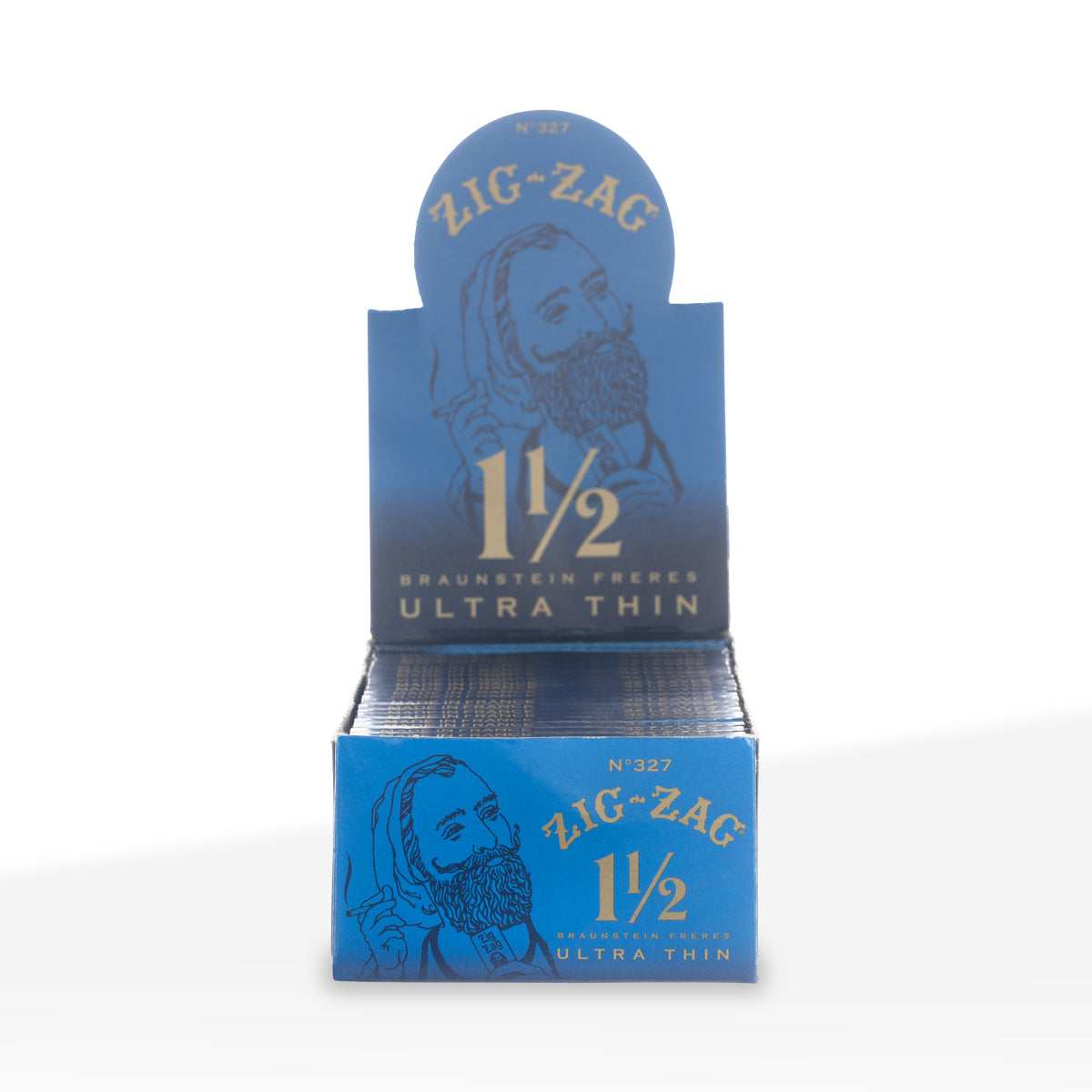 ZIG ZAG® | 'Retail Display' Ultra Thin Rolling Papers 1½ Size | 78mm - Classic White - 24 Count