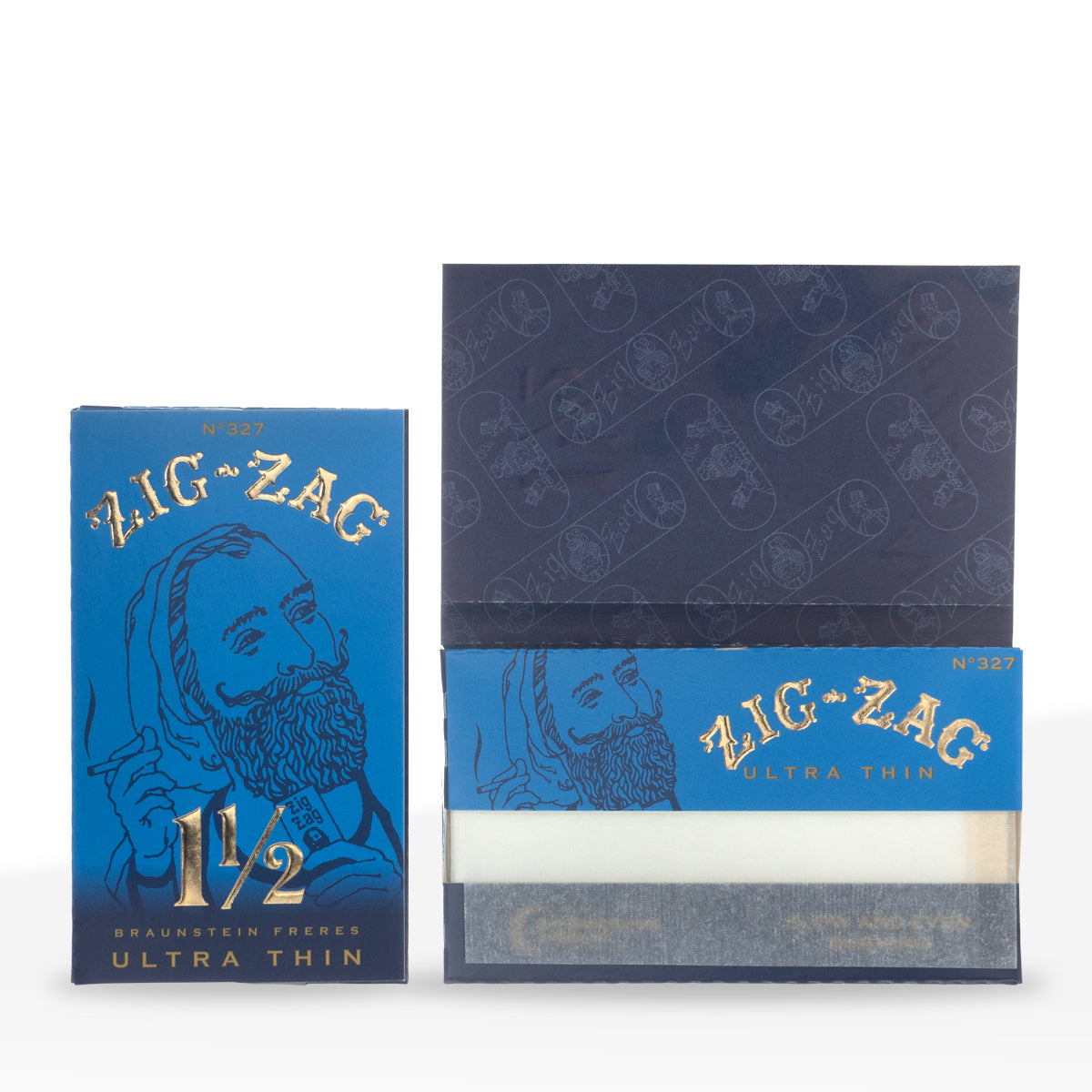 ZIG ZAG® | 'Retail Display' Ultra Thin Rolling Papers 1½ Size | 78mm - Classic White - 24 Count