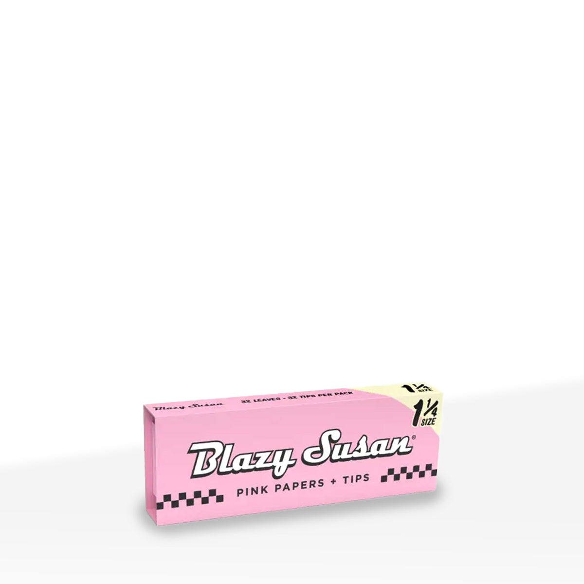 Blazy Susan | 1¼ Size Rolling Papers + Filter Tips | 84mm - Various Colors - 28 Count - Biohazard Inc - Pink