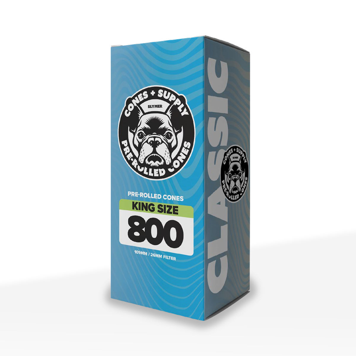 CONES + SUPPLY | Pre-Rolled Cones Classic King Size | 110mm - White Paper - 800 Count Pre-Rolled Cones Cones + Supply Biohazard Inc