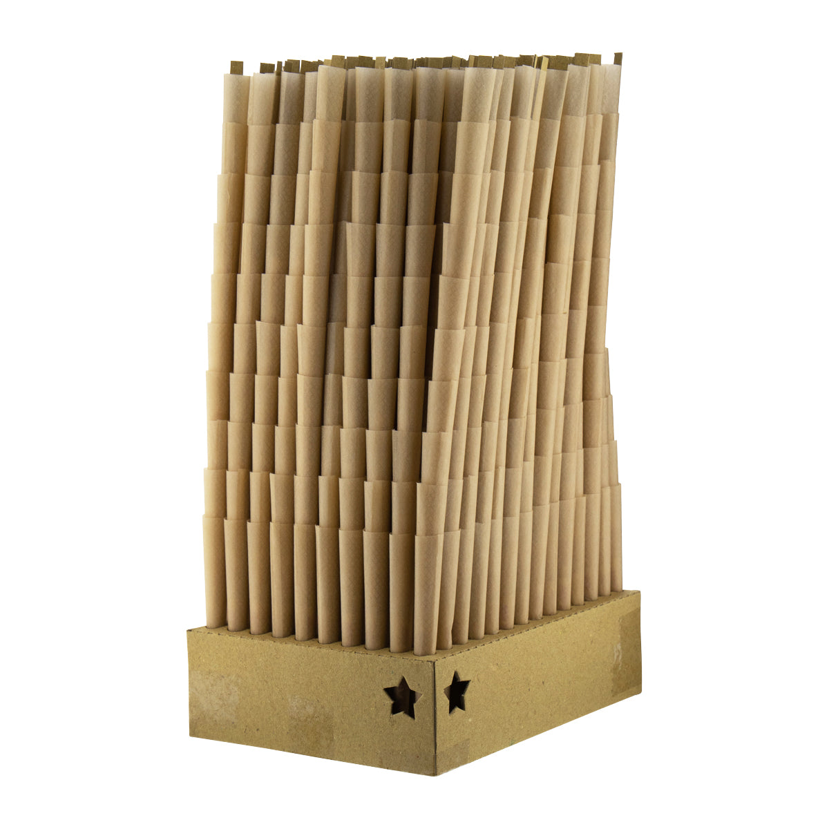 RAW® | 98 Special Pre-Rolled Cones | 98mm - Unbleached Brown - 1,400 Count Pre-Rolled Cones Raw - Biohazard Inc