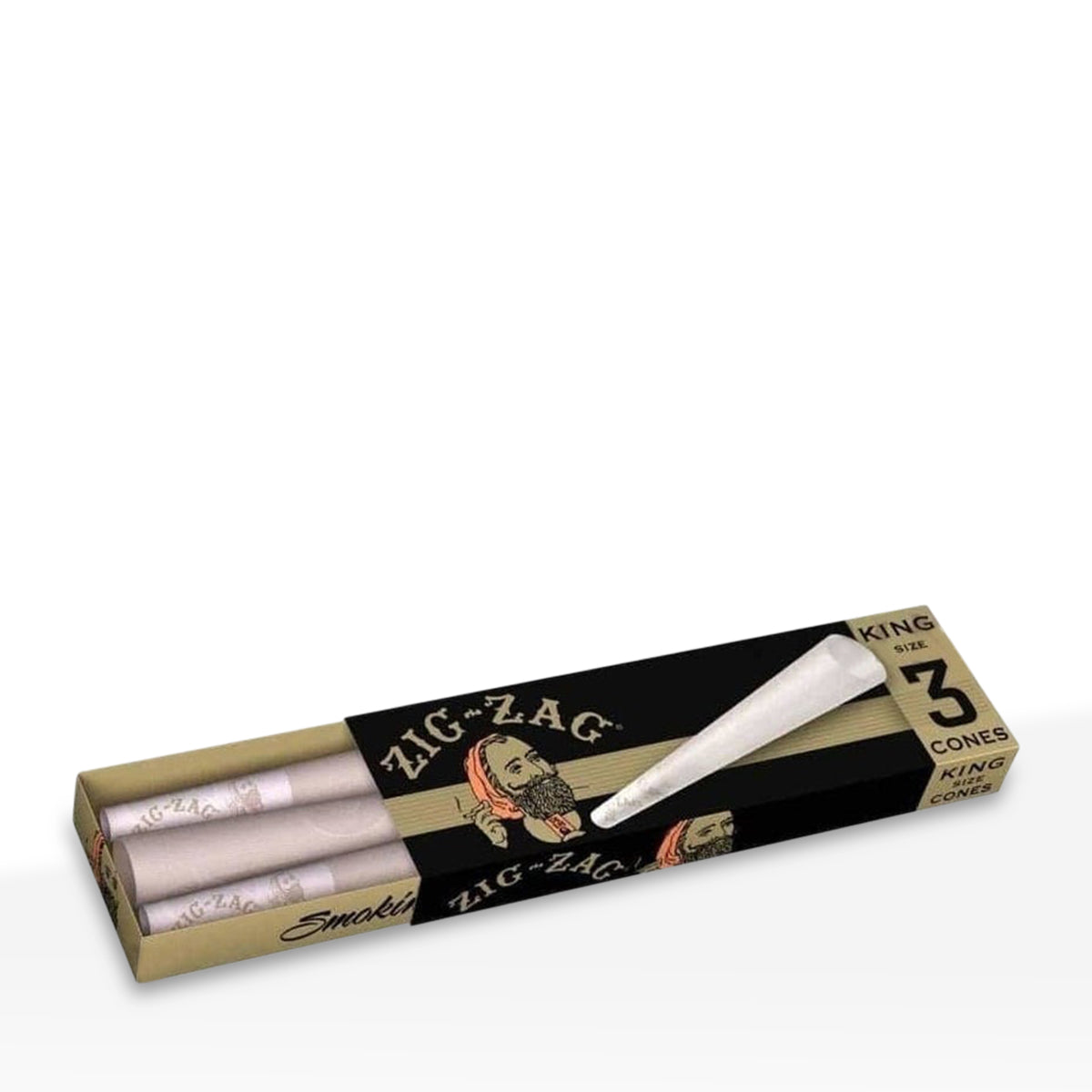Zig-Zag® | Pre-Rolled Cones King Size | 109mm - Classic White - 36 Count