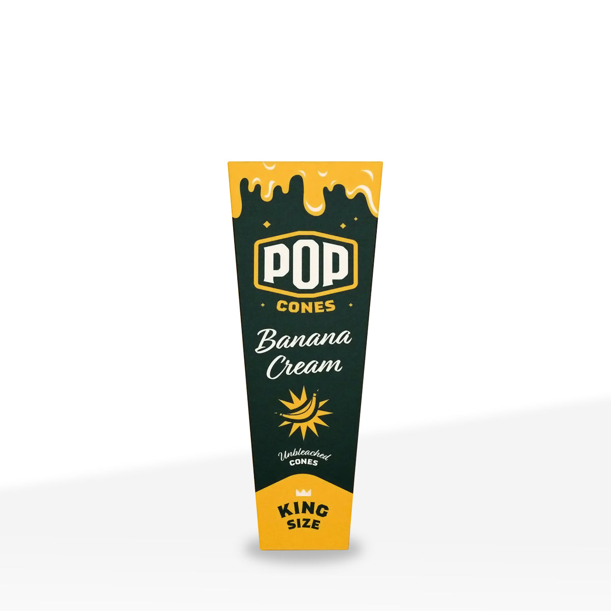 Pop Cones | Pre-Rolled King Size 3-Pack Unbleached Cones | 109mm - Various Flavors - 24 Count - Biohazard Inc
