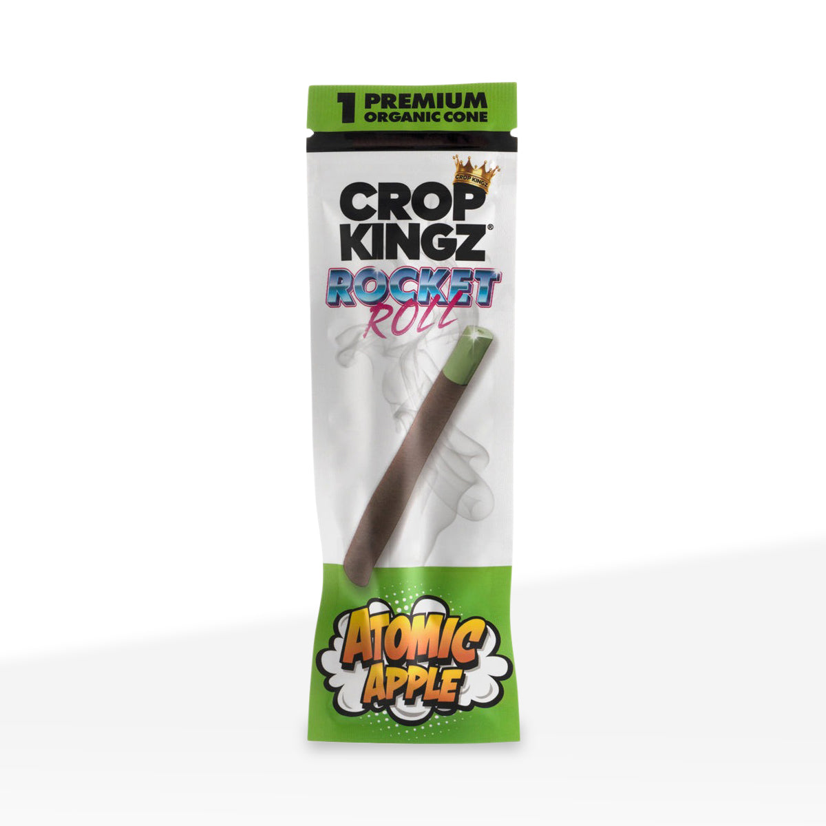 Crop Kingz | Rocket Roll Organic Hemp Wrap | Atomic Apple - 15 Count