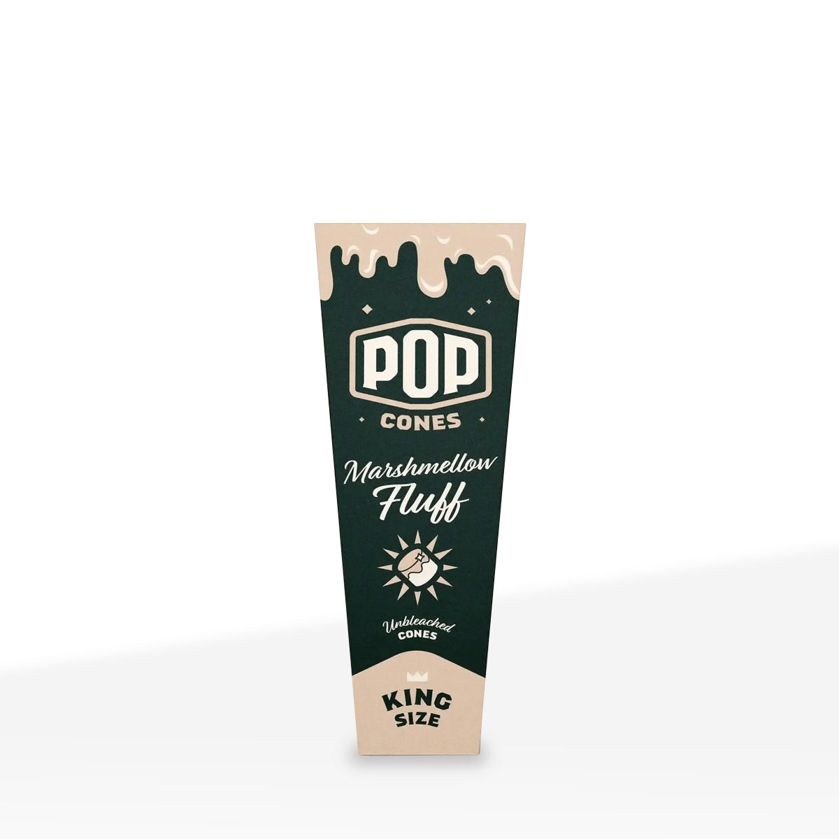 Pop Cones | King Size Pre-Rolled Cones | 109mm - Brown - 24 Count - Various Flavors - 3-Pack - Biohazard Inc - Marshmellow Fluff
