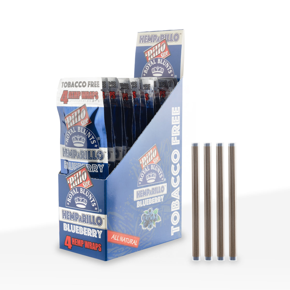 Royal Blunts Hemparillo Hemp Wraps Blueberry