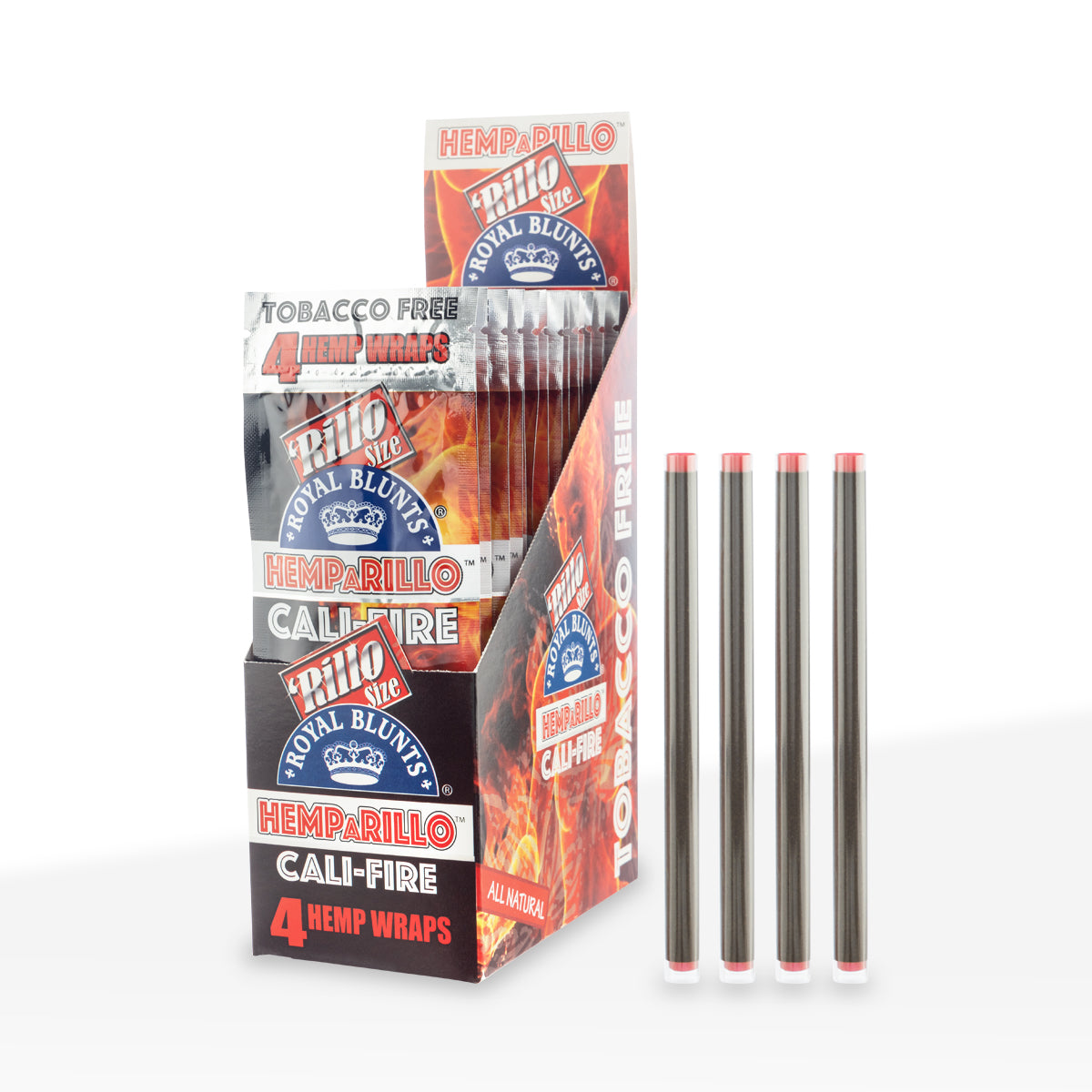 Royal Blunts® | Hemparillo™ Hemp Wraps | 110mm - Cali Fire - 15 Count