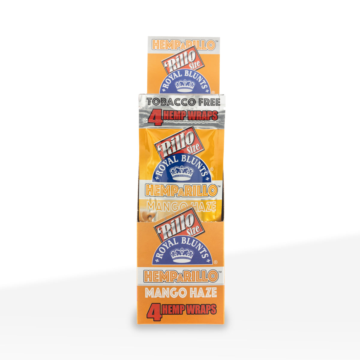 Royal Blunts® | Hemparillo™ Hemp Wraps | 110mm - Mango Haze - 15 Count