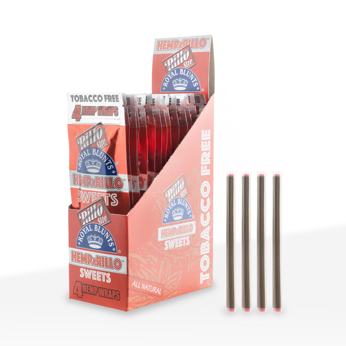 Royal Blunts Hemparillo Hemp Wraps Sweets - 15 Count