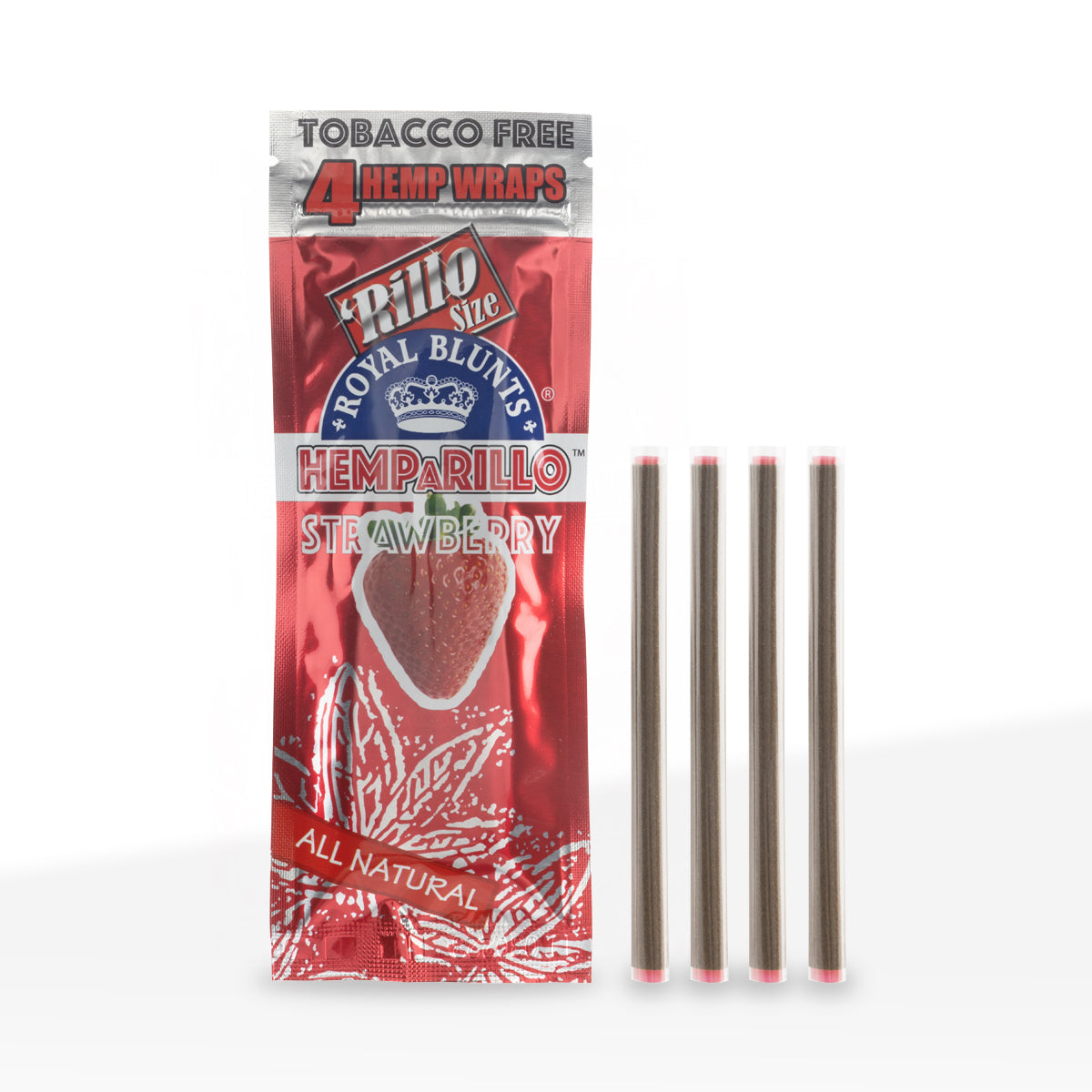 Royal Blunts Hemparillo Hemp Wraps Strawberry - 15 Count